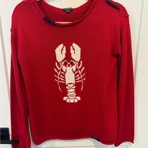 Wild Fable Red Lobster Graphic Sweater